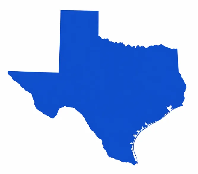 Texas state map